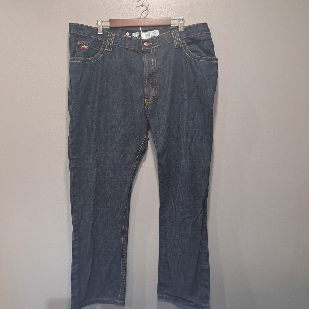 LAPCO FR Flame Resistant Denim Jeans 42x30 P-INDM10 Workwear Utility Safety